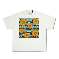 Pistachio sunflower western seamless revize Urban Heavy Tee - AdoDesignShop
