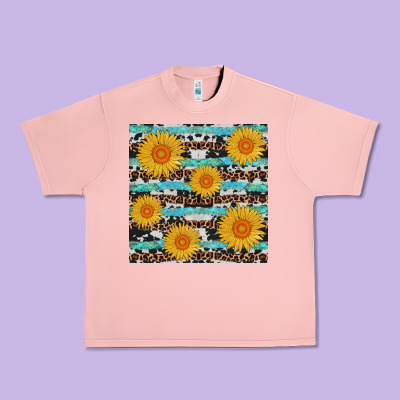 Sunflower Western Seamless Revize Urban Heavy Tee Designed By Adodesignshop