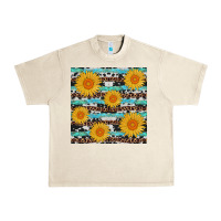 Sandshell sunflower western seamless revize Urban Heavy Tee - AdoDesignShop