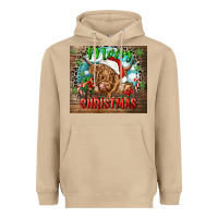 Mushroom merry christmas heifer cow Heavyweight Hoodie - CowGirlArtShop