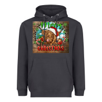 Smoke merry christmas heifer cow Heavyweight Hoodie - CowGirlArtShop