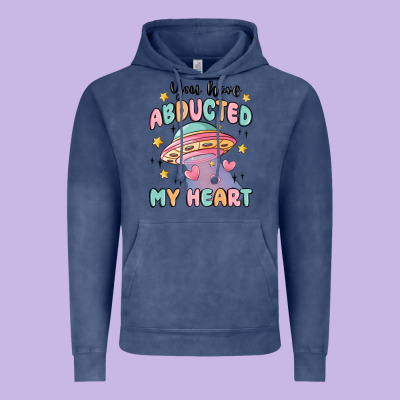 You Have Abducted My Heart Vintage Hoodie Designed By Maliassmallbusiness