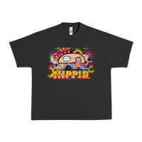 Pigment Black trippy hippie Urban Heavy Tee - NancyCooperArtShop