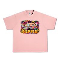 Salmon trippy hippie Urban Heavy Tee - NancyCooperArtShop