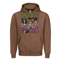 Chestnut Hocus Pocus with Skeletons Zipper Hoodie - texasbilliewilder