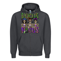 Smoke Hocus Pocus with Skeletons Zipper Hoodie - texasbilliewilder