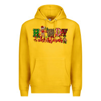 Lemon howdy christmas gingerman bread with cowboy Premium Hoodie - CowGirlArtShop