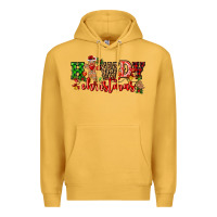 Mustard howdy christmas gingerman bread with cowboy Premium Hoodie - CowGirlArtShop