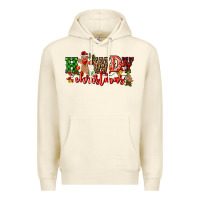 Sandshell howdy christmas gingerman bread with cowboy Premium Hoodie - CowGirlArtShop