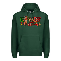 Sports Green howdy christmas gingerman bread with cowboy Premium Hoodie - CowGirlArtShop
