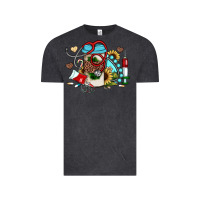 Vintage Black Christmas sunflower gemstone nurse Vintage Tee - JahusDesignShop