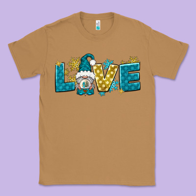 Love Winter Gnome Classic Tee Designed By Nancycooperartshop