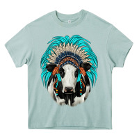 Arona holstein indian headdress Heavy Core Tee - JahusDesignShop