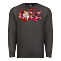 Smoke Love Valentine's Day Premium Sweatshirt - HowdyJamesFarm