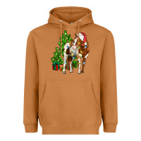 Meerkat american paint horse christmas tree Heavyweight Hoodie - CowGirlArtShop