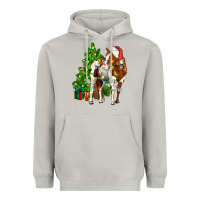 Moon Dust american paint horse christmas tree Heavyweight Hoodie - CowGirlArtShop