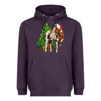 American Paint Horse Christmas Tree Heavyweight Hoodie | Teevron