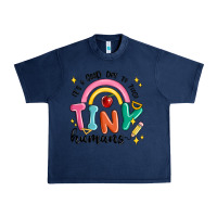 Navy its a good day to teach tiny humans Urban Heavy Tee - MaliasSmallBusiness