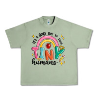 Oil Green its a good day to teach tiny humans Urban Heavy Tee - MaliasSmallBusiness