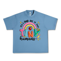 Pebble Blue its a good day to teach tiny humans Urban Heavy Tee - MaliasSmallBusiness