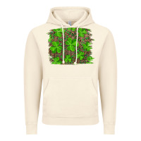 Vintage Artic st patrick's day shamrock and leopard distressed background Vintage Hoodie - RanaPortraitStore
