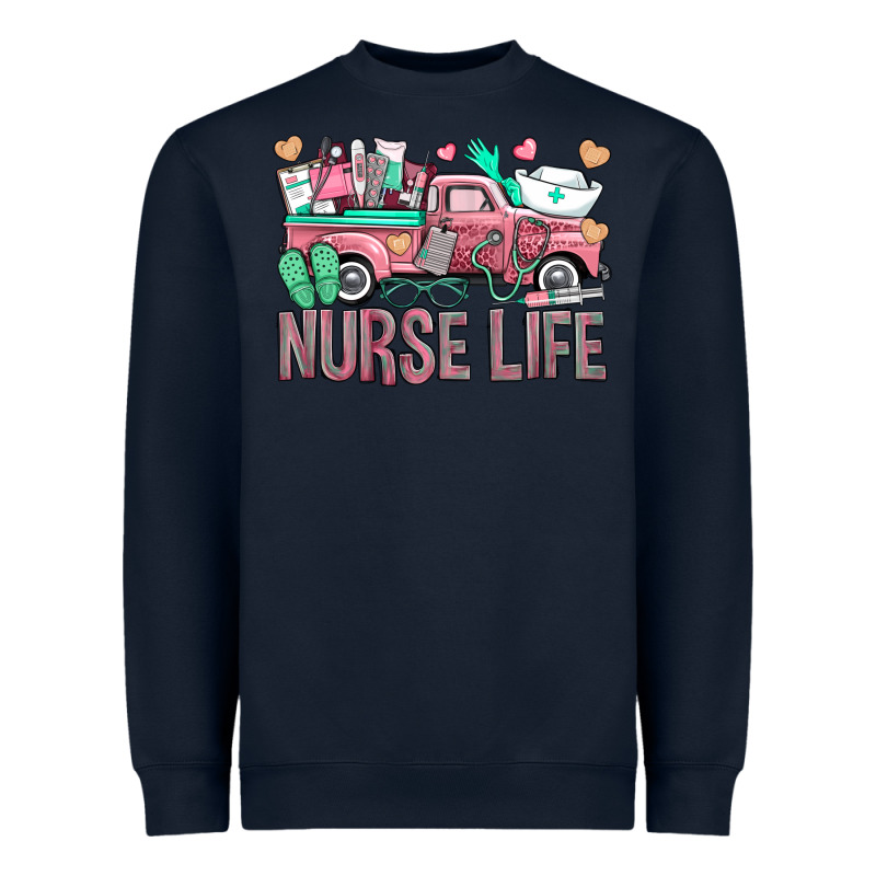 Nurse Life Truck Heavyweight Sweatshirt by BundleAndBundleShop | Teevron