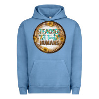 Pigment Pebble Blue teacher of tiny earrings Urban Hoodie - BundleAndBundleShop
