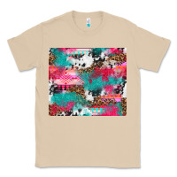 Mushroom leopard cowhide pink turquoise glitter Classic Tee - NancyCooperArtShop
