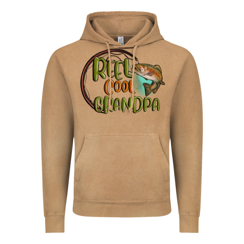 Reel Cool  Grandpa Vintage Hoodie by MaliasSmallBusiness | Teevron