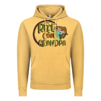 Vintage Mustard reel cool  grandpa Vintage Hoodie - MaliasSmallBusiness