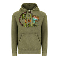 Vintage Olive reel cool  grandpa Vintage Hoodie - MaliasSmallBusiness