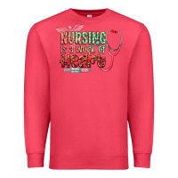 Cardinal cowgirl nursing is a work of heart Premium Sweatshirt - CowGirlArtShop