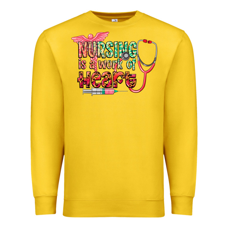 Cowgirl Nursing Is A Work Of Heart Premium Sweatshirt by CowGirlArtShop | Teevron