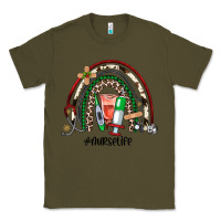 Army Green Christmas nurselife rainbow Classic Tee - JahusDesignShop