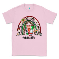 Bubblegum Pink Christmas nurselife rainbow Classic Tee - JahusDesignShop