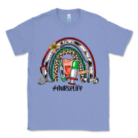 Colony Blue Christmas nurselife rainbow Classic Tee - JahusDesignShop