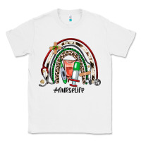 White Christmas nurselife rainbow Classic Tee - JahusDesignShop