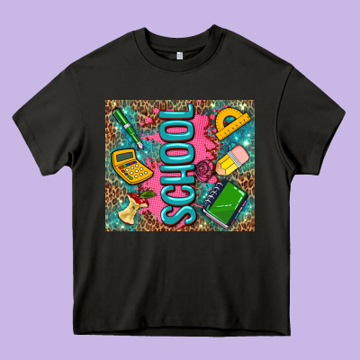 Teacher  School Heavy Core Tee Designed By Adodesignshop