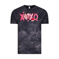 Cloud Black xoxo disco heart valentine's day Vintage Tee - MaliasSmallBusiness