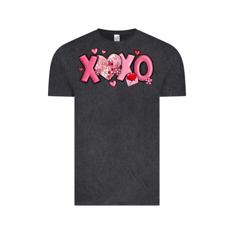 Xoxo Disco Heart Valentine's Day Vintage Tee by MaliasSmallBusiness | Teevron