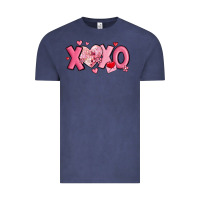 Vintage Denim xoxo disco heart valentine's day Vintage Tee - MaliasSmallBusiness