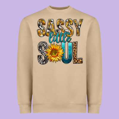 Sassy Little Soul Heavyweight Sweatshirt Designed By Bundleandbundleshop