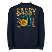 Navy Sassy Little Soul Heavyweight Sweatshirt - BundleAndBundleShop