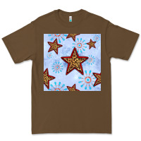 Cacao 4th of july leopard star seamless pattern Premium Tee - BundleAndBundleShop