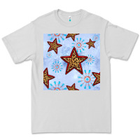 Dove Grey 4th of july leopard star seamless pattern Premium Tee - BundleAndBundleShop