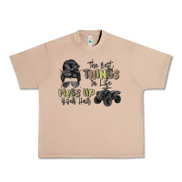Burro the best things in life mess up your hair Urban Heavy Tee - MaliasSmallBusiness