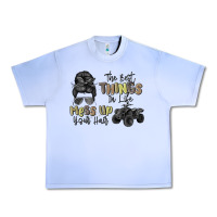 Grape Ice the best things in life mess up your hair Urban Heavy Tee - MaliasSmallBusiness