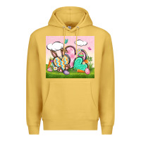 Antique Gold easter Premium Hoodie - CowGirlArtShop