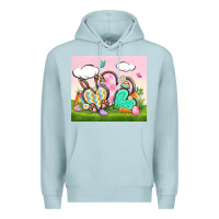 Blue Mist easter Premium Hoodie - CowGirlArtShop