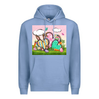 Colony Blue easter Premium Hoodie - CowGirlArtShop